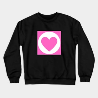 Heart is the symbol of love Crewneck Sweatshirt